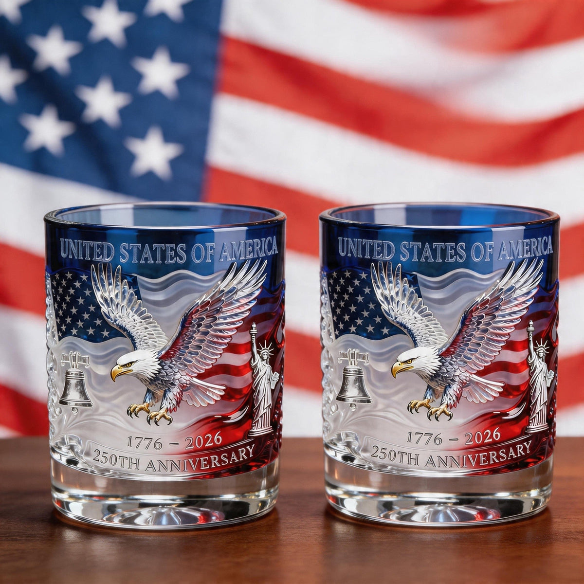 Proud Anniversary Decanter & Round Glass