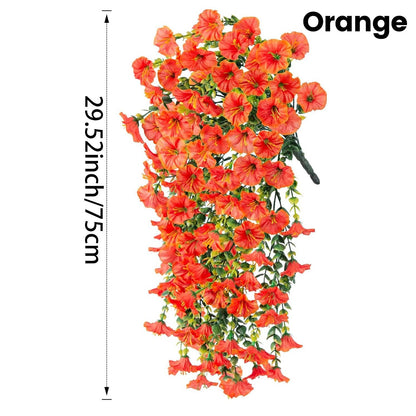 🌺 UV Resistant Hanging Artificial Morning Glory Vine 💖