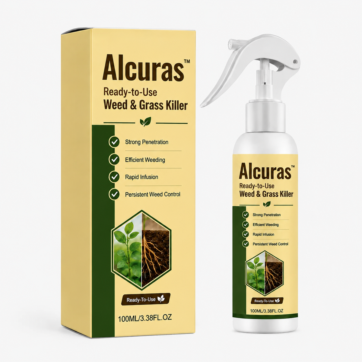 🏆 New Upgrade | Alcuras™ Ready-to-Use Weed & Grass Killer
