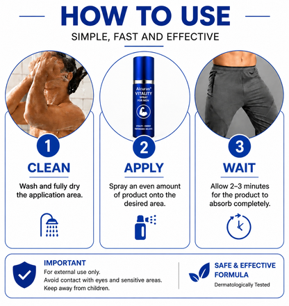 ⚡Works in Seconds, No More Waiting!⚡37-Second Erection Spray