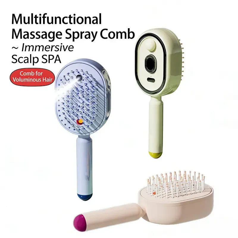 🔥Last Day 50% OFF🔥Electric Spray Air Cushion Massage Comb - Finds
