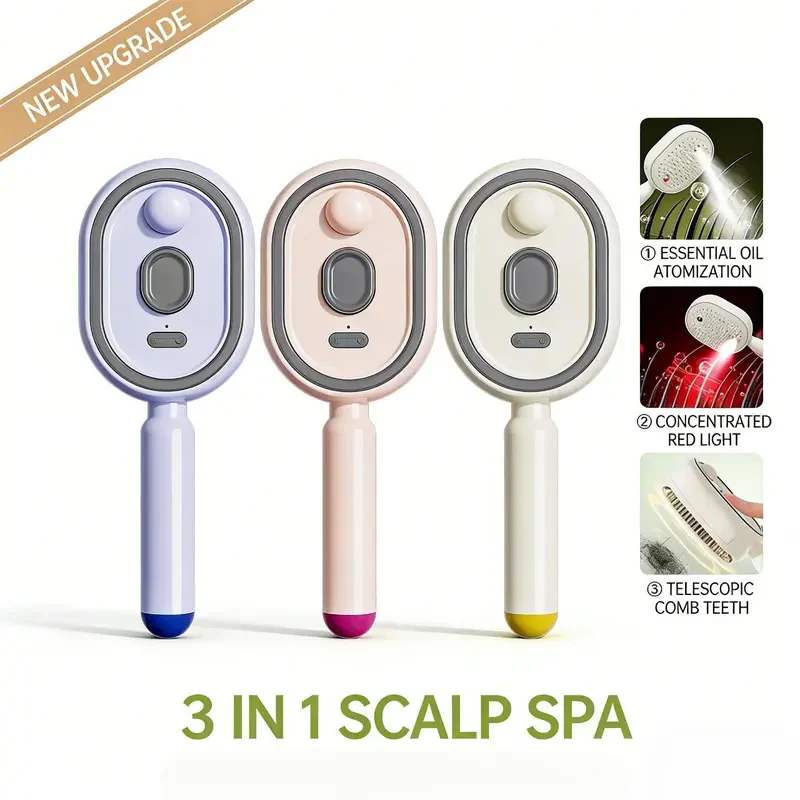 🔥Last Day 50% OFF🔥Electric Spray Air Cushion Massage Comb - Finds