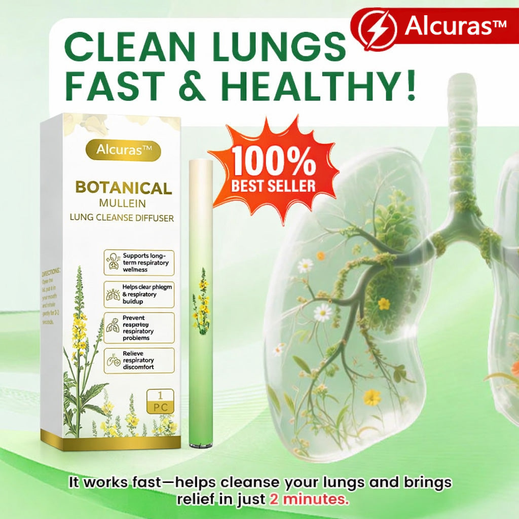 Alcuras™ Botanical Mullein Diffuser 🌿 Natural Aromatherapy
